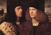 Giovanni Cariani Portrait de deux jeunes gentilhommes venitiens USA oil painting reproduction